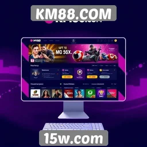 Análise da interface de usuário do KM88.COM